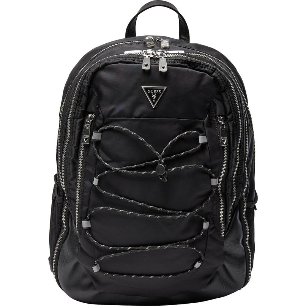Guess, Certosa, Nylon, Textile Crossbody Bag, Black, HMECRNP2209, 33 x 46 x 15 cm, For Men