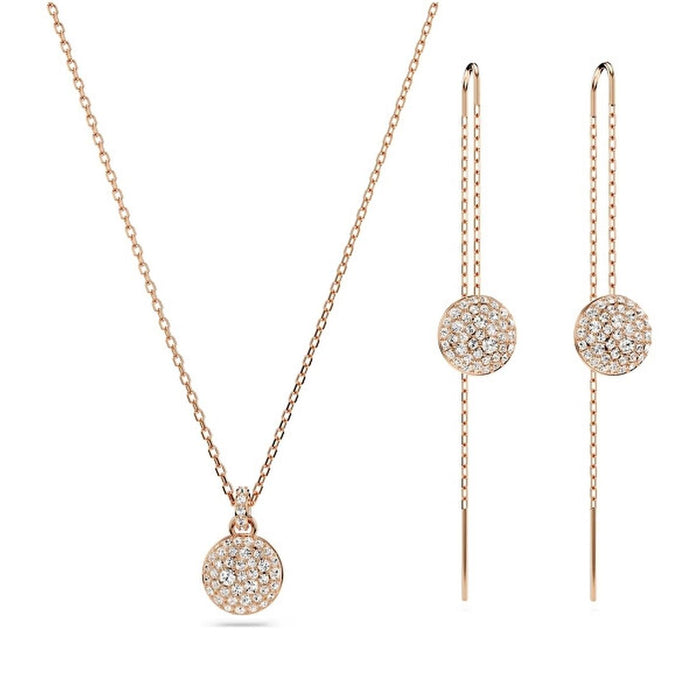 Women's necklace and matching earrings set Swarovski 5683451