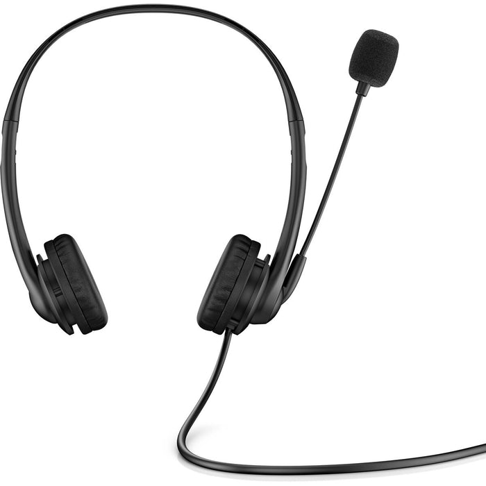 Słuchawki z Mikrofonem HP Wired USB Headset Czarny