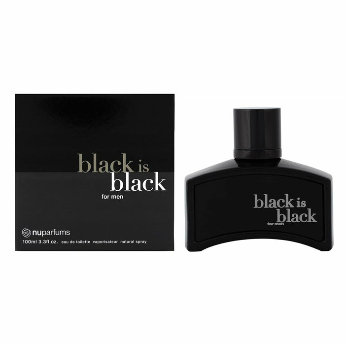 Perfumy Męskie Nu Parfums EDT Black Is Black 100 ml