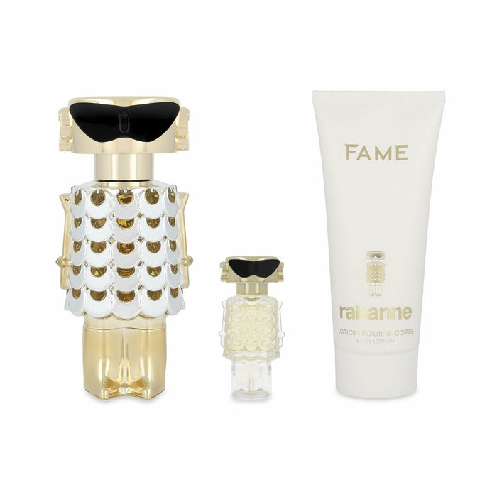 Zestaw Perfum dla Kobiet Paco Rabanne FAME EDP 3 Części