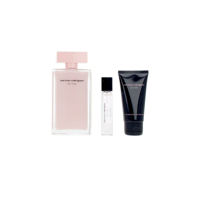 Set de Parfum Femme Narciso Rodriguez FOR HER EDP 3 Pièces