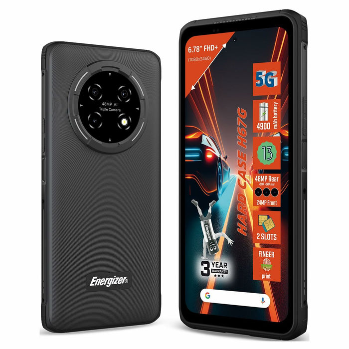 Telefon komórkowy dla seniorów Energizer H67GEU Octa Core 4 GB RAM 128 GB Czarny 6,78"