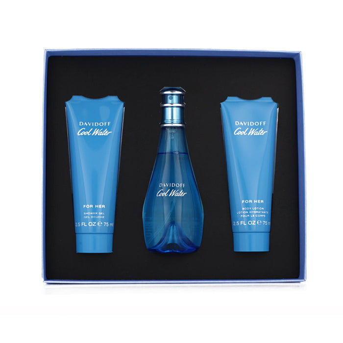 Zestaw Perfum dla Kobiet Davidoff Cool Water 3 Części