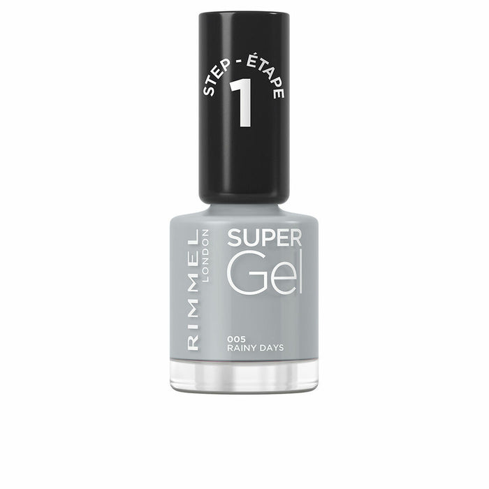 vernis à ongles Rimmel London Super Gel Nº 005 Rainy days Nº 005-Rainy Days 12 ml