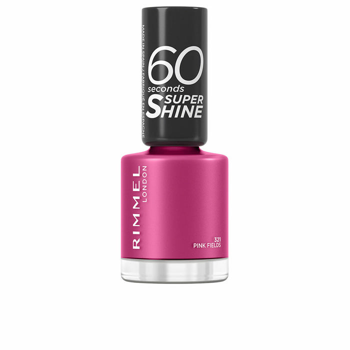 lakier do paznokci Rimmel London 60 Seconds Super Shine Nº 321 Pink fields 8 ml