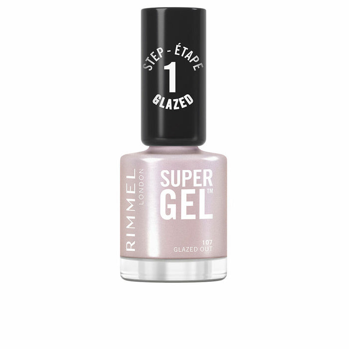 Lakier do paznokci Rimmel London RL SUPER GEL Nº 107-Glazed Out 12 ml