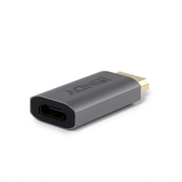 Adaptateur DisplayPort vers HDMI LINDY 8K60 ACTIVE Gris
