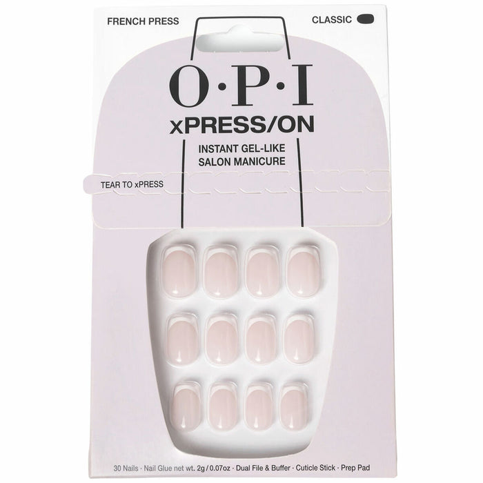 False nails Opi OPI xPRESS/ON Manicura Francesa 30 Pieces