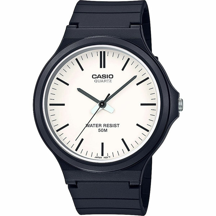 Men's Watch Casio MW-240-7EVEF White Black