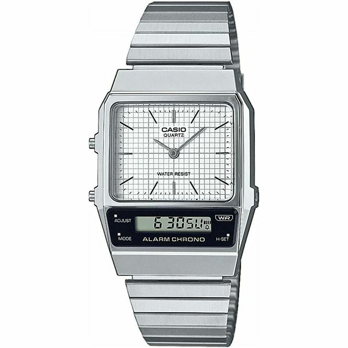 Zegarek Męski Casio AQ-800E-7AEF Srebrzysty (Ø 40 mm)