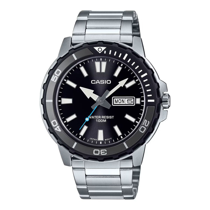 Montre Homme Casio DIVER 100M - BLACK (Ø 44,5 mm)