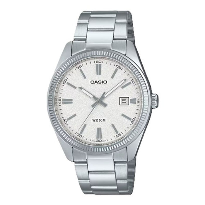 Montre Homme Casio DATE - WHITE, MATTE DIAL (Ø 38,5 mm)