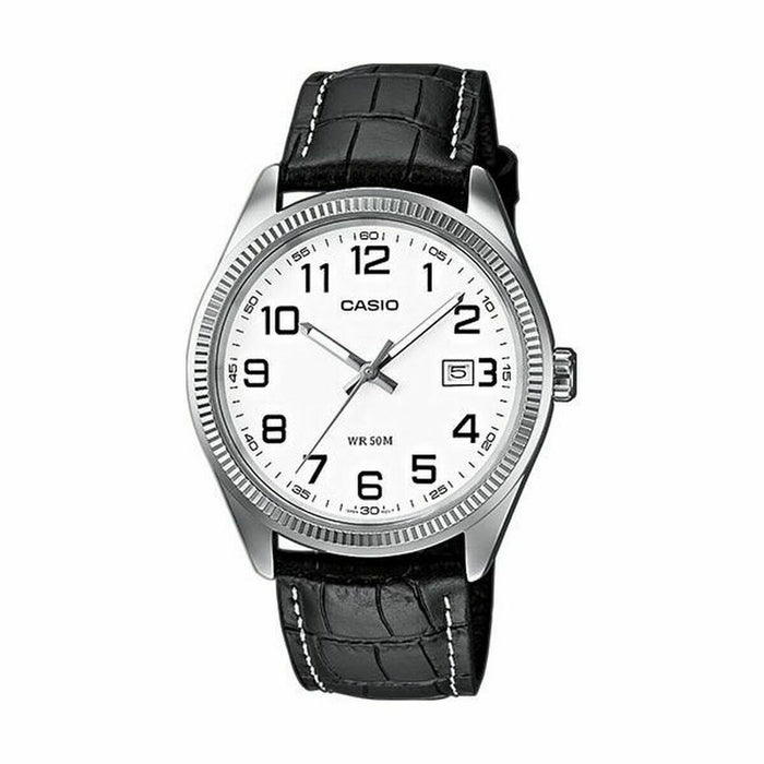 Men's Watch Casio MTP-1302PL-7BVEF White Black (Ø 40 mm)