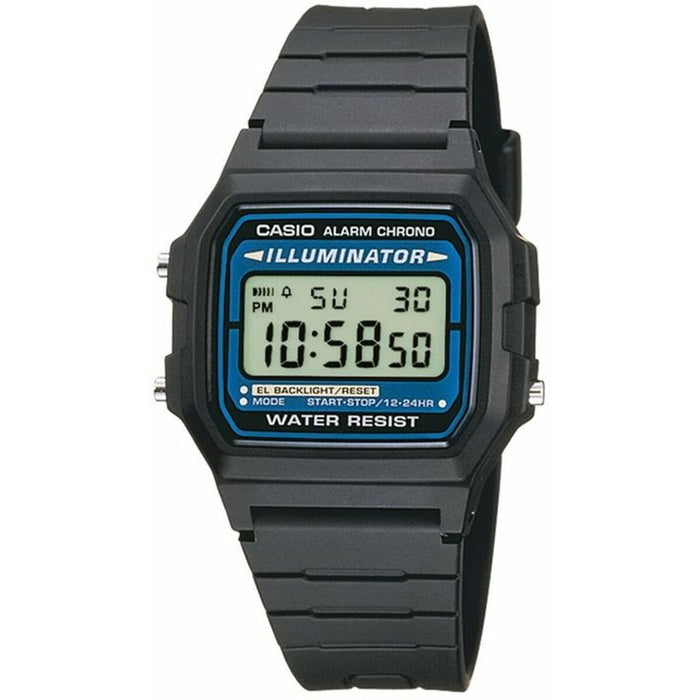 Men's Watch Casio Black noir