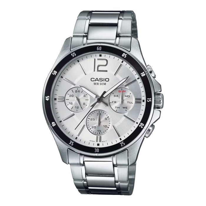 Montre Homme Casio MTP1374D7AVDF Blanc (Ø 47 mm)