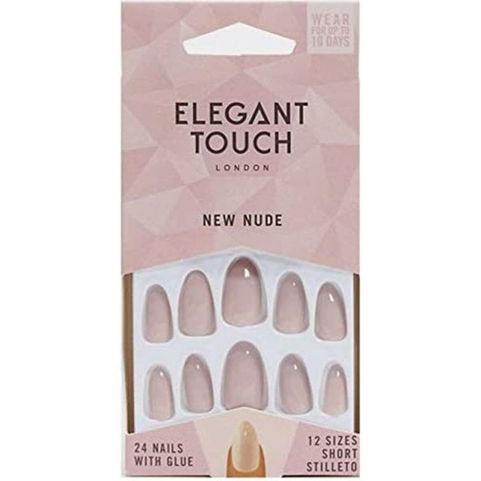 False nails Elegant Touch Core Colour Blush suede (24 pcs)