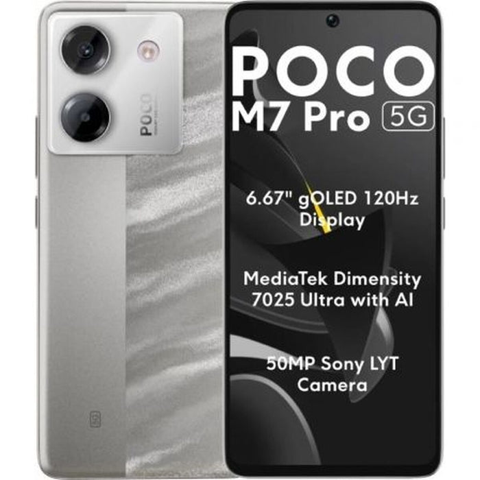 Smartfony Xiaomi POCO M7P 5G 12-512 SV 6,67" Octa Core 12 GB RAM 512 GB Srebrzysty