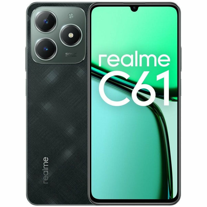 Smartfony Realme C61 6,7" Unisoc 6 GB RAM 256 GB Czarny Kolor Zielony