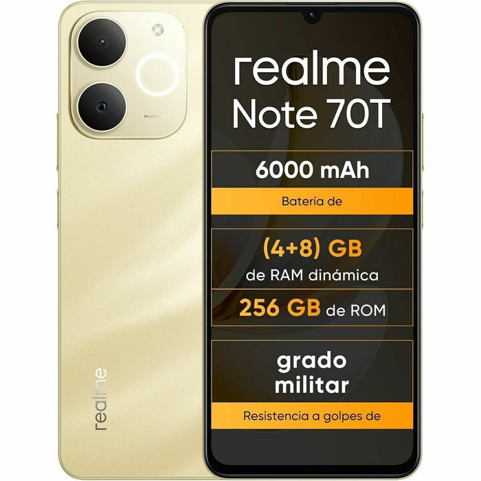 Smartphone Realme NOTE 70T 4 GB RAM 256 GB 6,74" Unisoc Golden