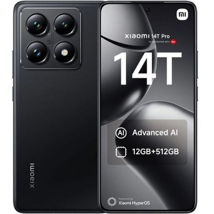 Smartfony Xiaomi 14T P 12-512 BK Octa Core 12 GB RAM 512 GB Czarny 6,67"