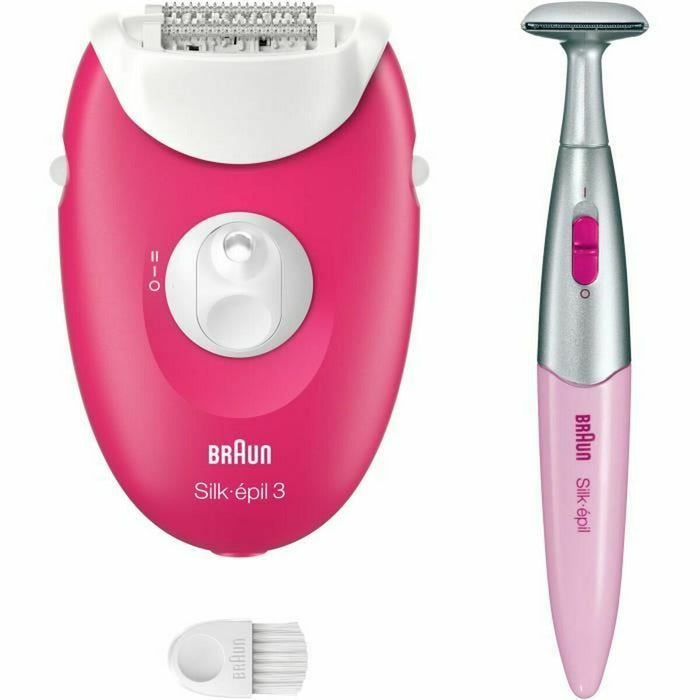 Electric Hair Remover Braun SE3-202 Fuchsia