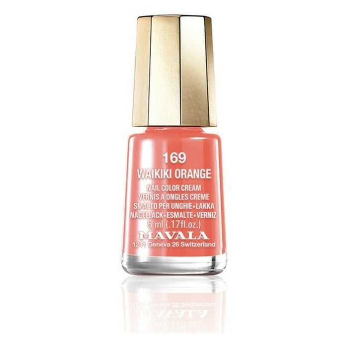 Nail polish Mavala 650169 169-waikiki orange 5 ml
