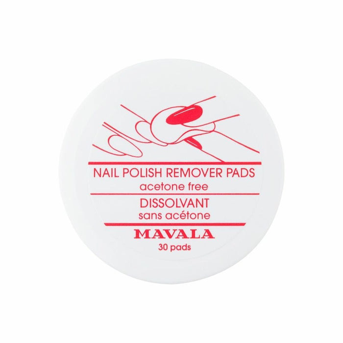 Zmywacz do Paznokci Mavala NAIL POLISH Płytki kosmetyczne 30 Części