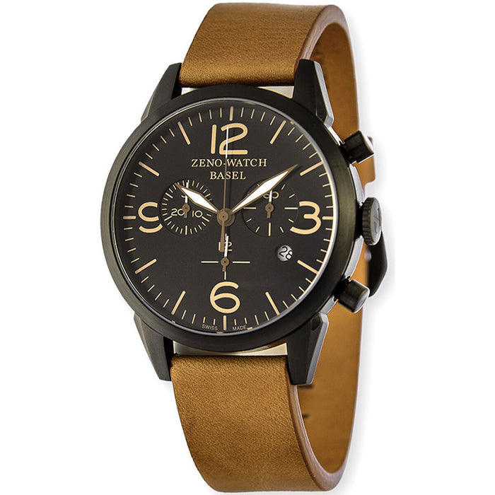 Zegarek Męski Zeno Watch Basel 4773Q-BK-I1-6 (Ø 42 mm)