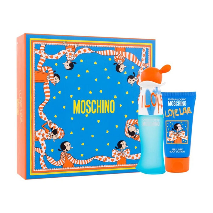 Zestaw Perfum dla Kobiet Moschino EDT I Love Love 2 Części