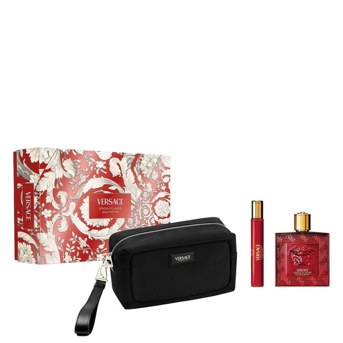Set de Parfum Homme Versace EROS FLAME 3 Pièces