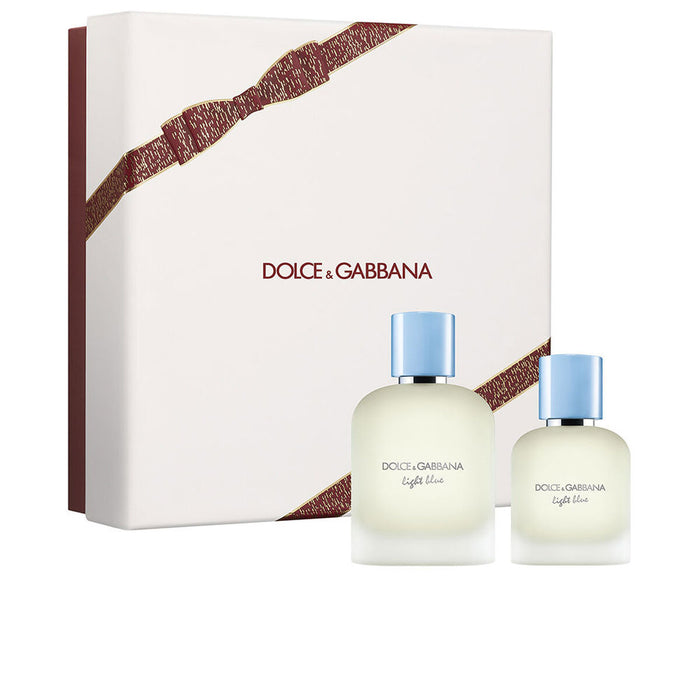 Set de Parfum Homme Dolce & Gabbana LIGHT BLUE POUR HOMME 2 Pièces