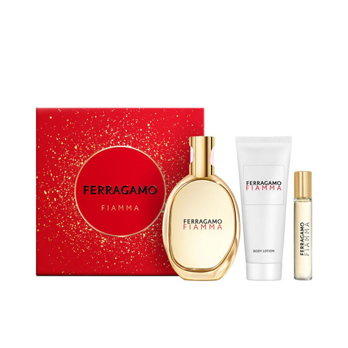 Zestaw Perfum dla Kobiet Salvatore Ferragamo FIAMMA EDP 3 Części