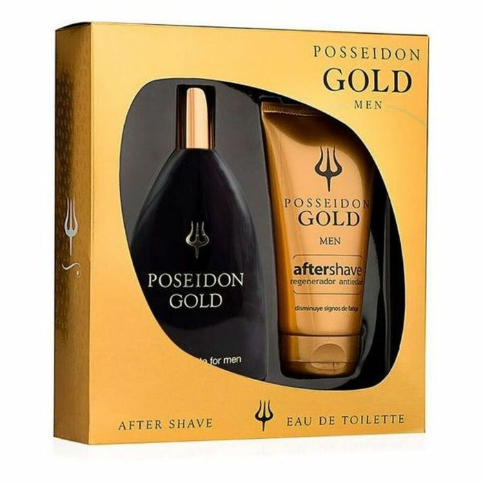 Men's Perfume Set Poseidon POSEIDON GOLD FOR MEN 2 Pieces