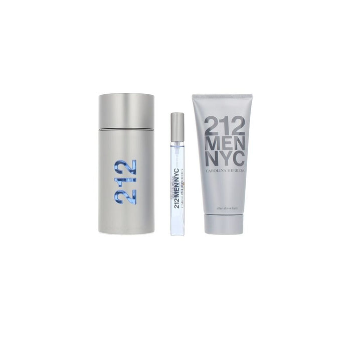 Zestaw Perfum dla Mężczyzn Carolina Herrera 212 NYC MEN 3 Części