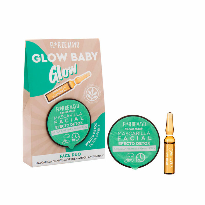 Women's Cosmetics Set Flor de Mayo Glow Baby Glow Face Lote 2 Pieces
