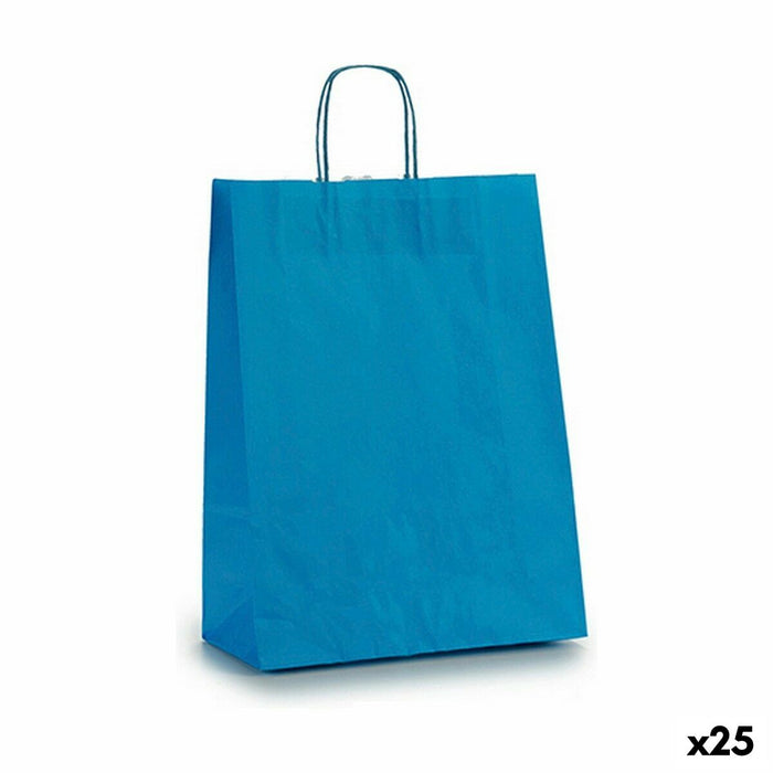Paper Bag Pincello Blue 12 x 52 x 32 cm (25 Units)