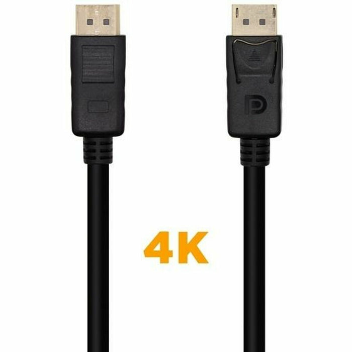 DisplayPort Cable Aisens A124-0387 Black 5 m