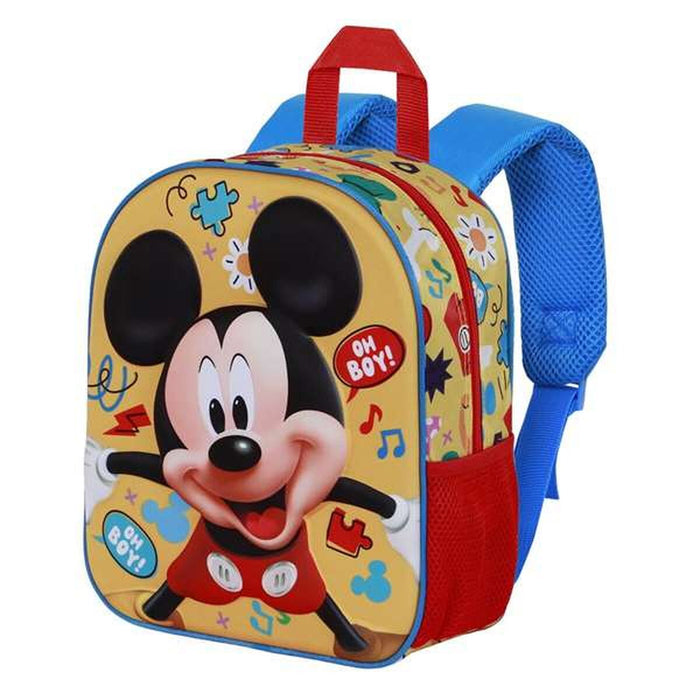 Cartable Mickey Mouse Jaune 30 x 25 x 10 cm