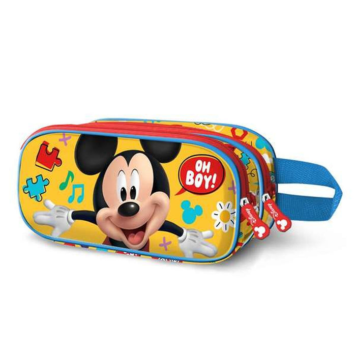 Fourre-tout Mickey Mouse Jaune 10 x 22 x 8 cm