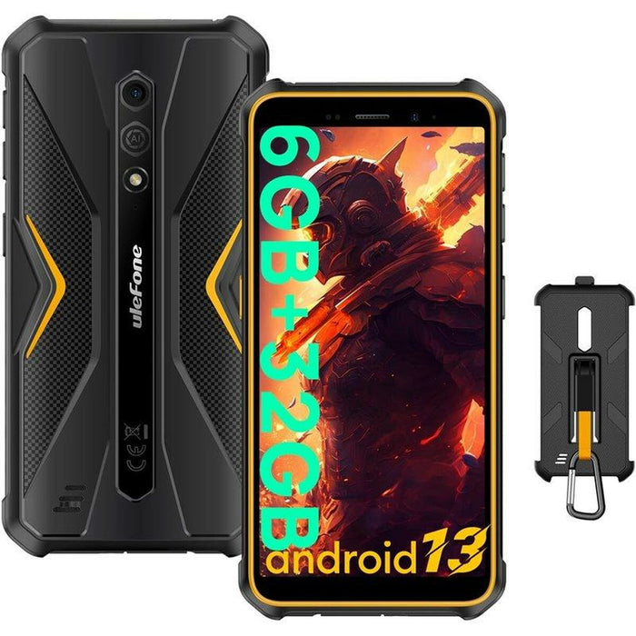Smartfony Ulefone Armor X12 5,45" 5.45" MediaTek Helio A22 4 GB RAM 3 GB RAM 32 GB Czarny Pomarańczowy