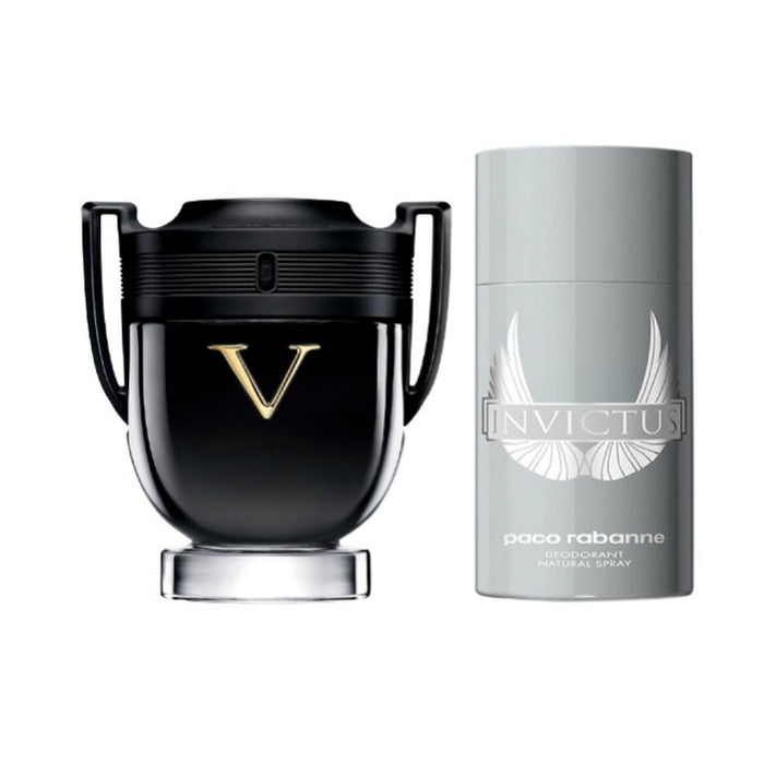 Set de Parfum Homme Paco Rabanne INVICTUS EDP 2 Pièces