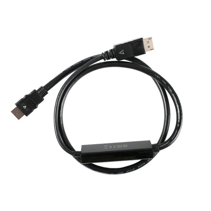 Câble DisplayPort vers HDMI V7 V7DP14HDMI21-1M-BLK