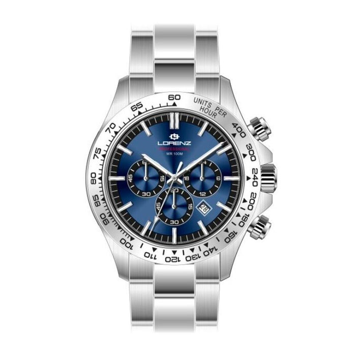 Zegarek Męski Lorenz 26175CC Srebrzysty (Ø 43 mm)