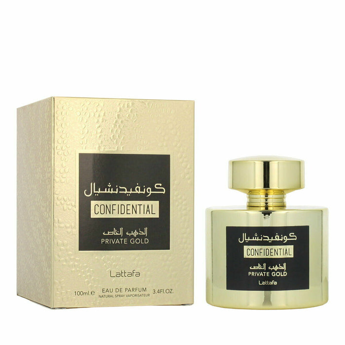 Perfumy Unisex Lattafa CONFIDENTIAL PRIVATE GOLD