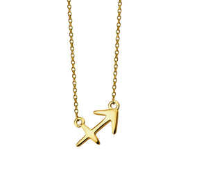 Boogschutter Ketting Goudkleur Zodiac ZN012G Jwls4u-0