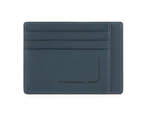 Piquadro, Piquadro, Leather Card Holder, RFID Anti-Fraud Protection, For Men
