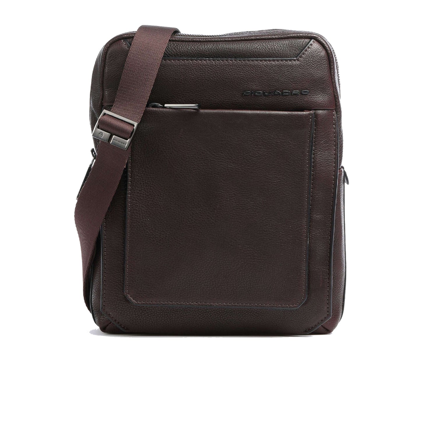 Piquadro, Tallin, Small, Leather Crossbody Bag, Brown, CA1816W108, 21.5 x 27 x 7 cm, For Men